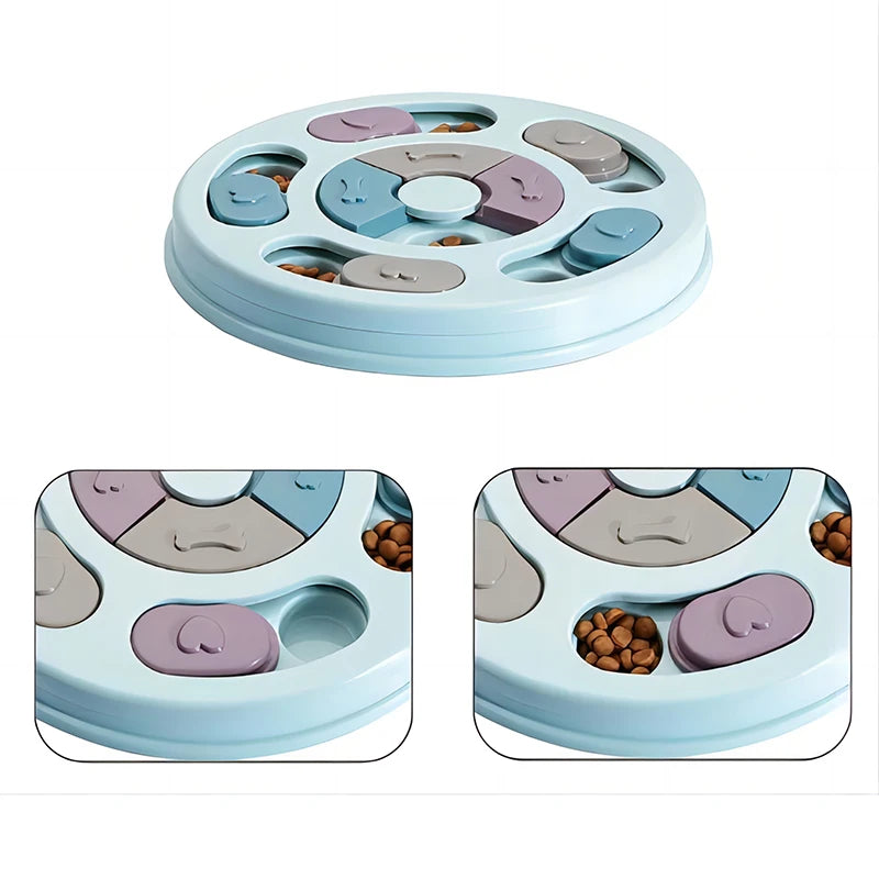 Interactive Dog Puzzle Feeder & Slow Food Dispenser