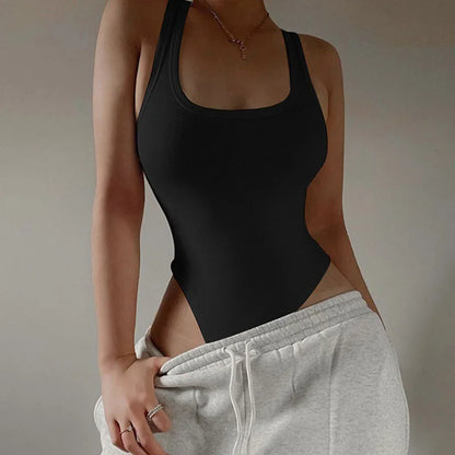 Women's Sleeveless Scoop-Neck Bodysuit