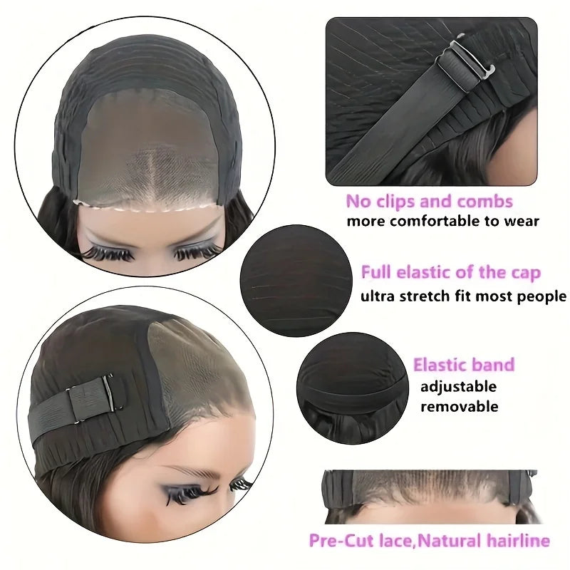 Sleek Straight Bob Lace Front Wig