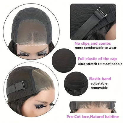 Sleek Straight Bob Lace Front Wig