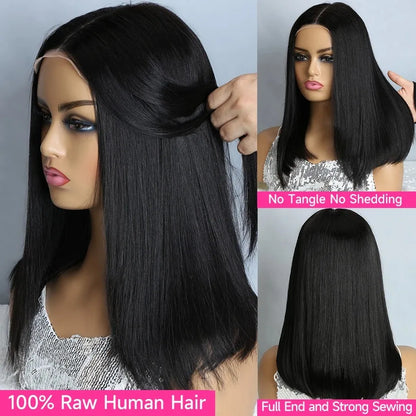 Sleek Straight Bob Lace Front Wig