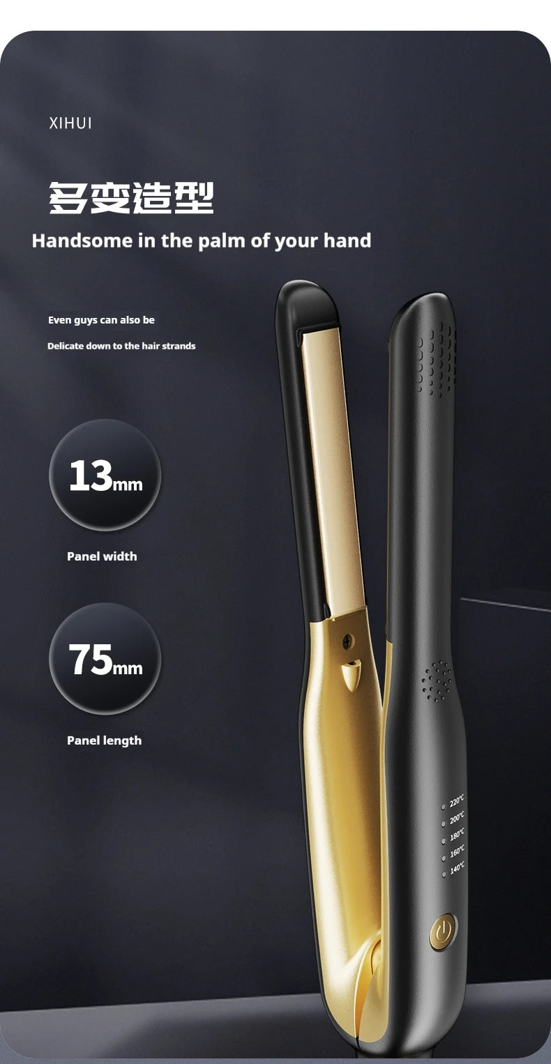 2-in-1 Mini Ceramic Hair Straightener & Curler