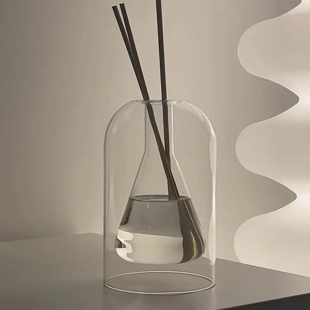 Elegant Glass Reed Diffuser Bottle - Modern Home Decor