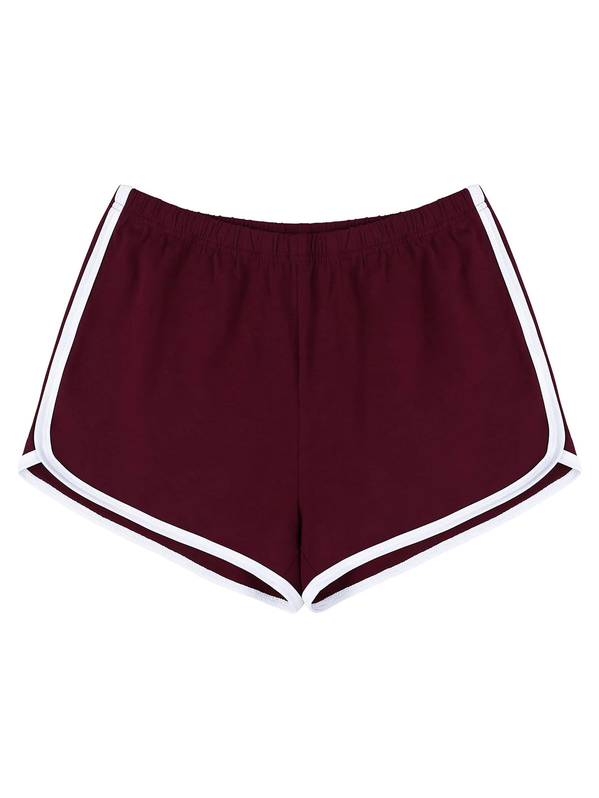 Women's  Athletic Shorts With Contrast Trim