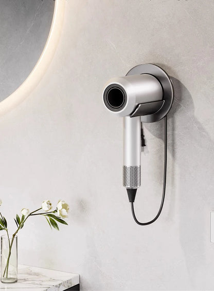 Self-Adhesive Wall-Mounted Hair Dryer Holder