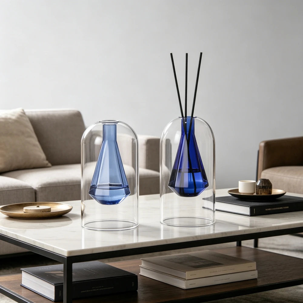 Elegant Glass Reed Diffuser Bottle - Modern Home Decor
