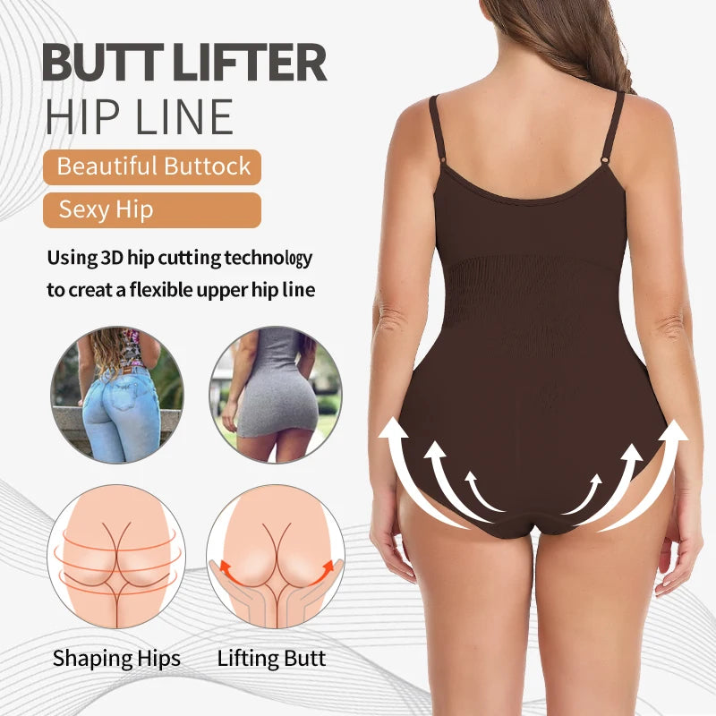 Women's V-Neck Shaping Bodysuit