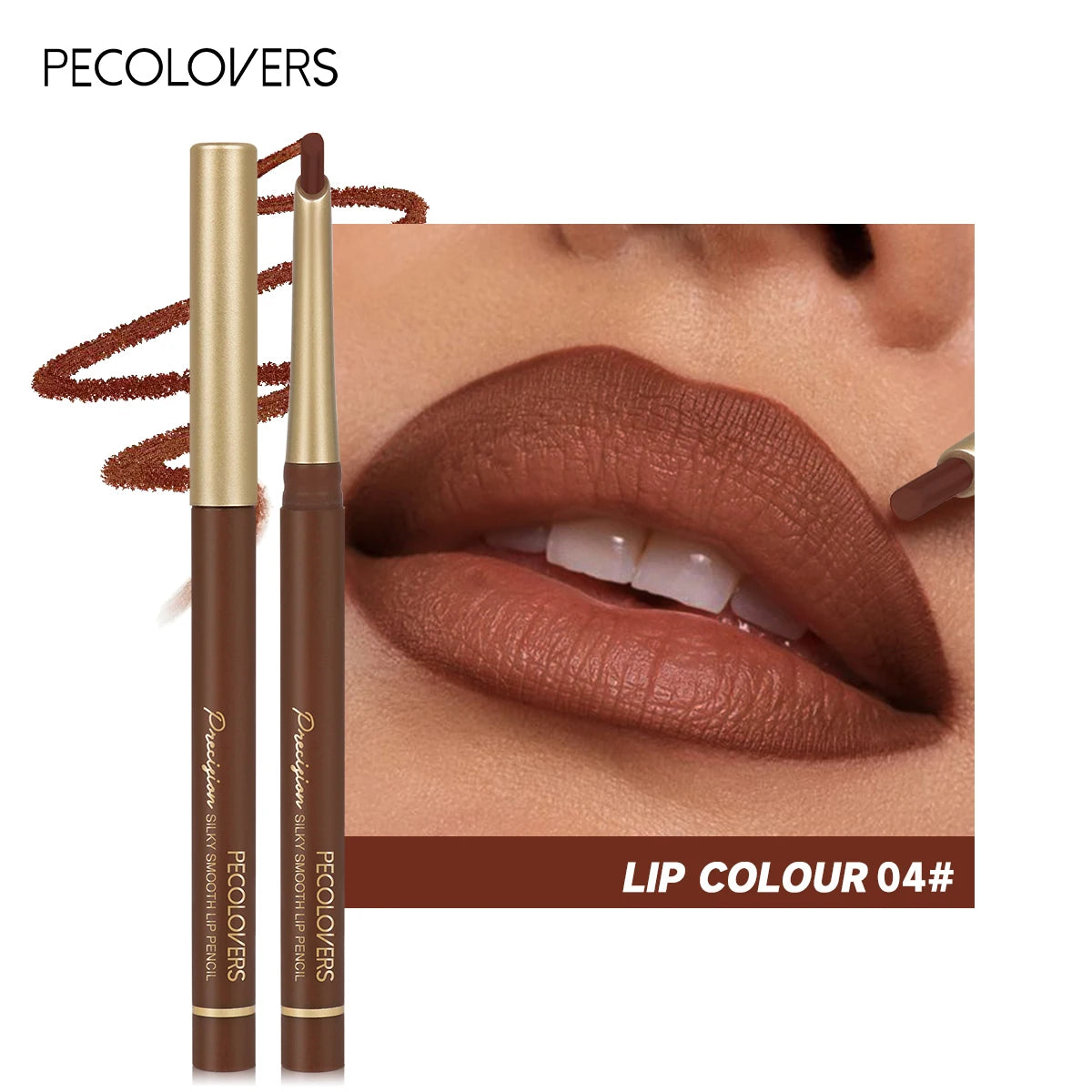 Matte Lip Liner Pencil Nude & Brown Shades