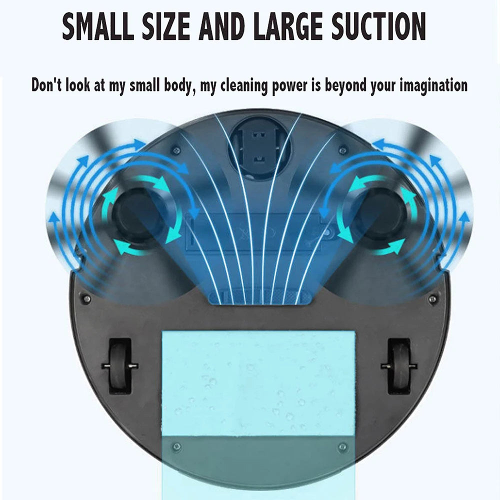 3-in-1 Mini Robot Vacuum Cleaner