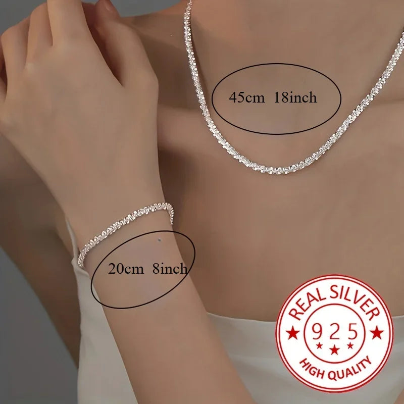 Elegant Necklace & Bracelet Set for Women