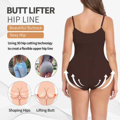 Women's V-Neck Shaping Bodysuit