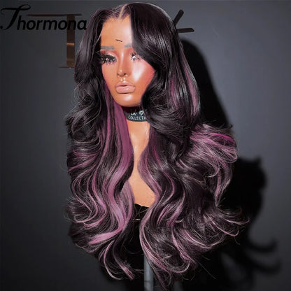 Honey Blonde Balayage Baby Wave Synthetic Lace