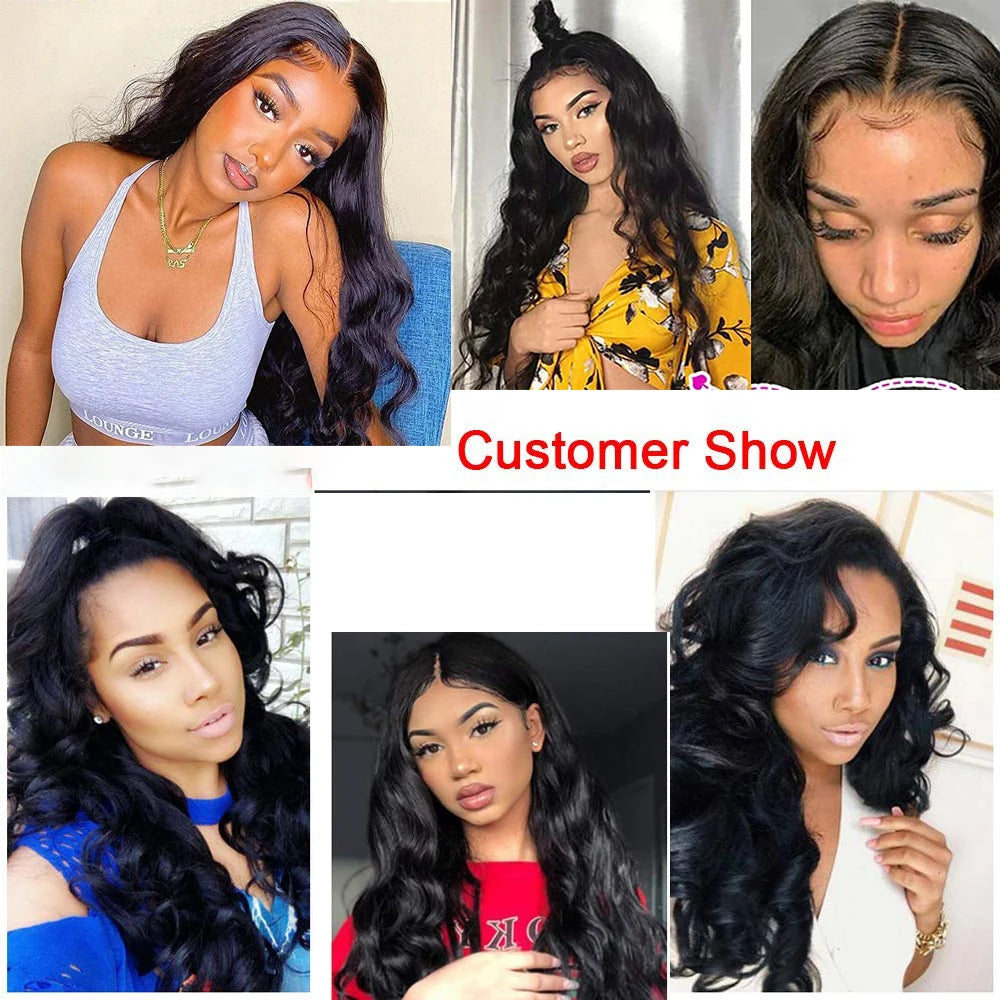 Honey Blonde Balayage Baby Wave Synthetic Lace
