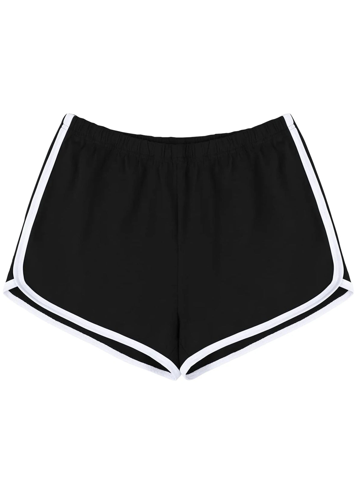 Women's  Athletic Shorts With Contrast Trim