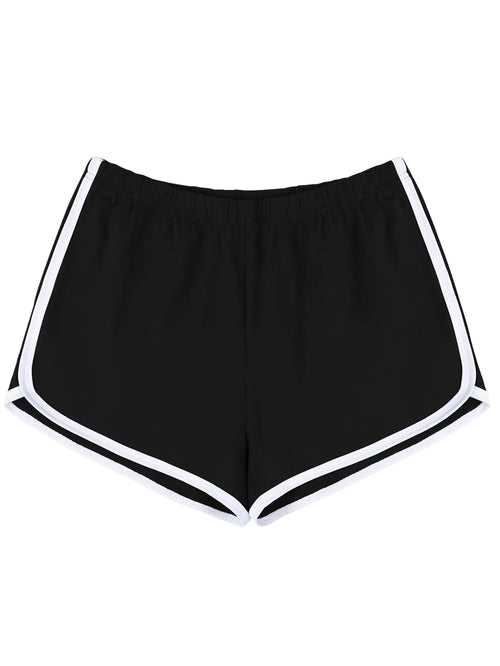 Women's  Athletic Shorts With Contrast Trim