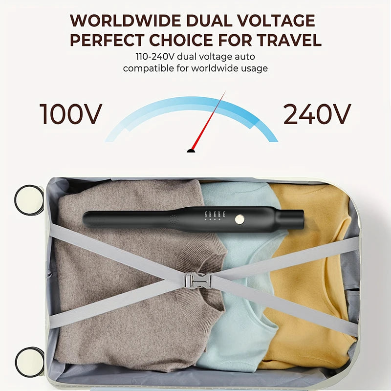 2-in-1 Mini Ceramic Hair Straightener & Curler