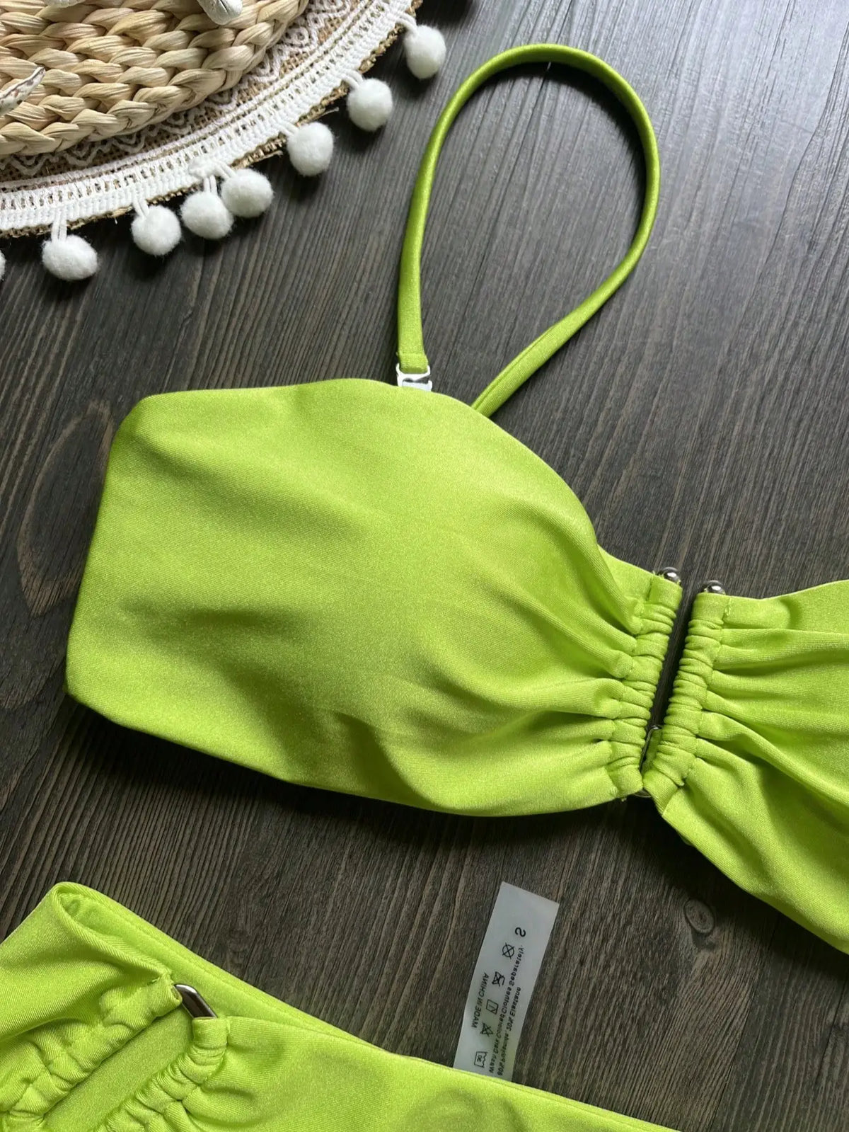 Ruched Bikini Set - Two-Piece Swinmsuit