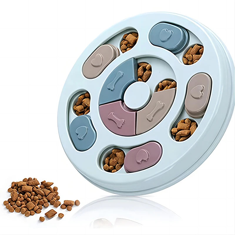 Interactive Dog Puzzle Feeder & Slow Food Dispenser