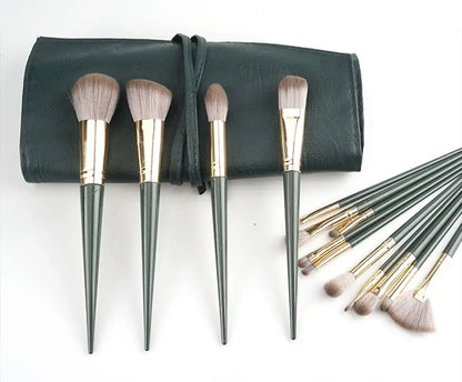 14 Piece Makeup Brush Set with Storage Pouch