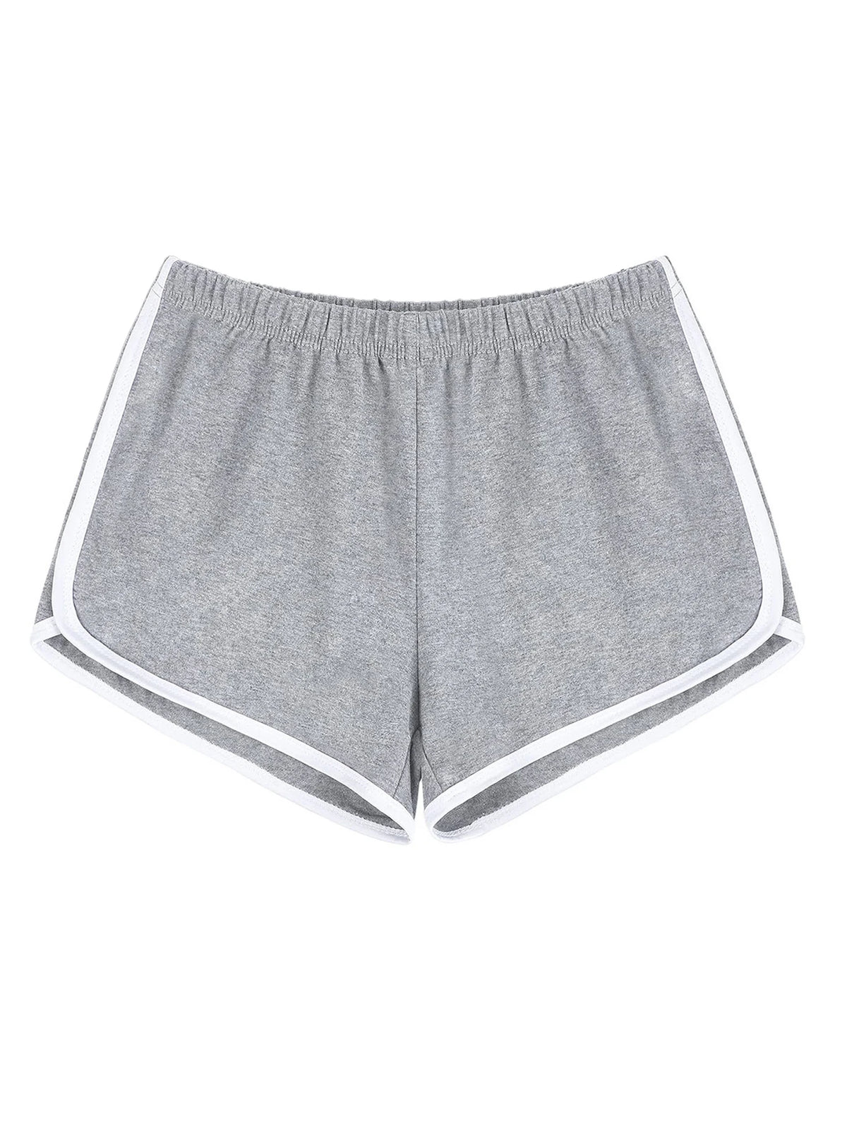 Women's  Athletic Shorts With Contrast Trim