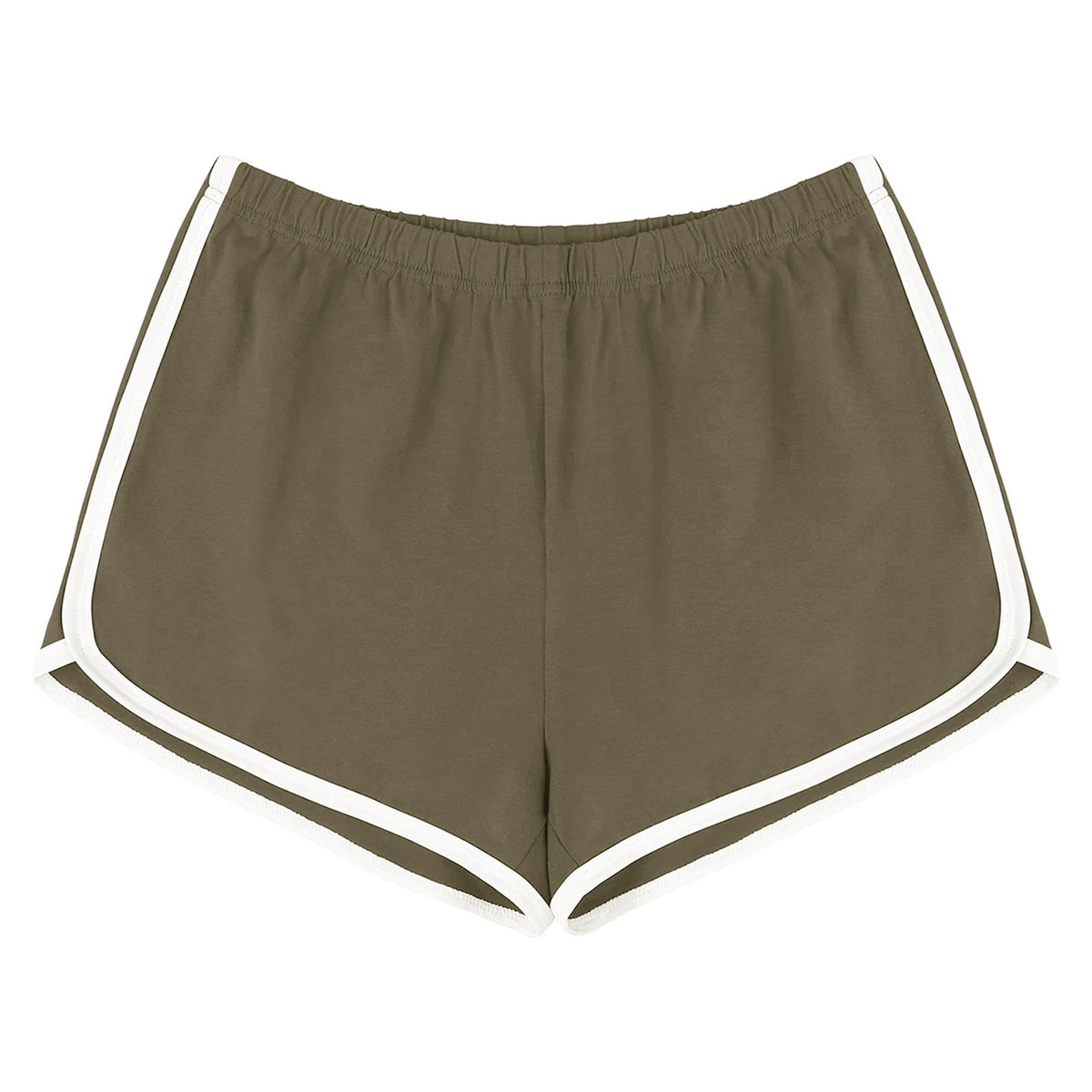 Women's  Athletic Shorts With Contrast Trim