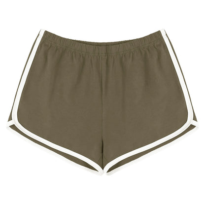 Women's  Athletic Shorts With Contrast Trim