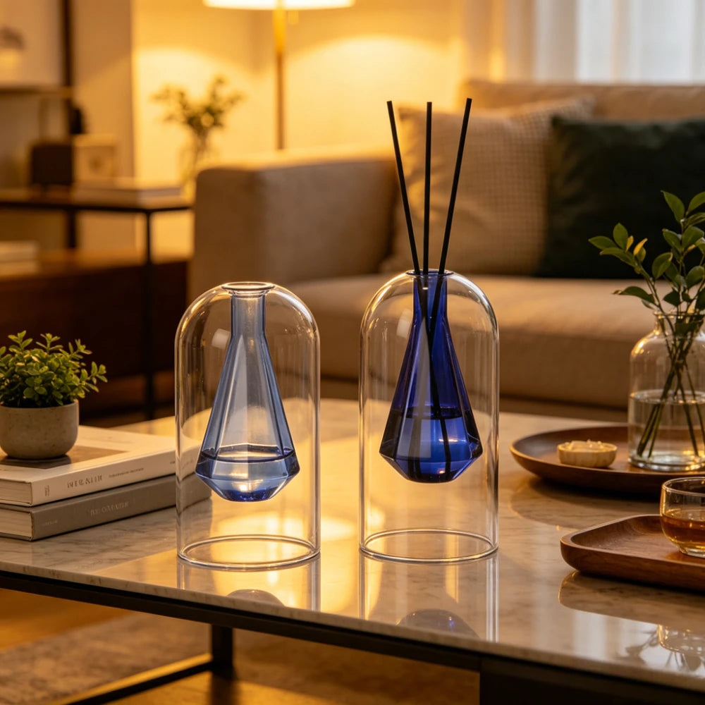 Elegant Glass Reed Diffuser Bottle - Modern Home Decor