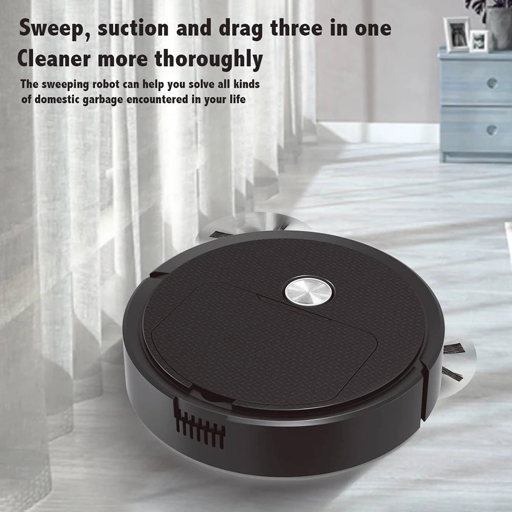 3-in-1 Mini Robot Vacuum Cleaner