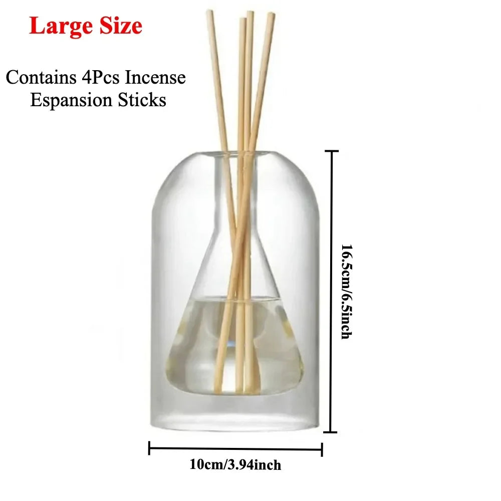 Elegant Glass Reed Diffuser Bottle - Modern Home Decor