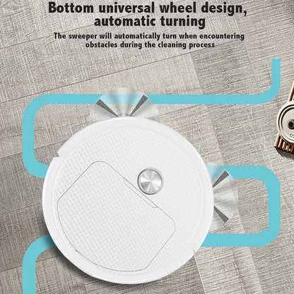 3-in-1 Mini Robot Vacuum Cleaner