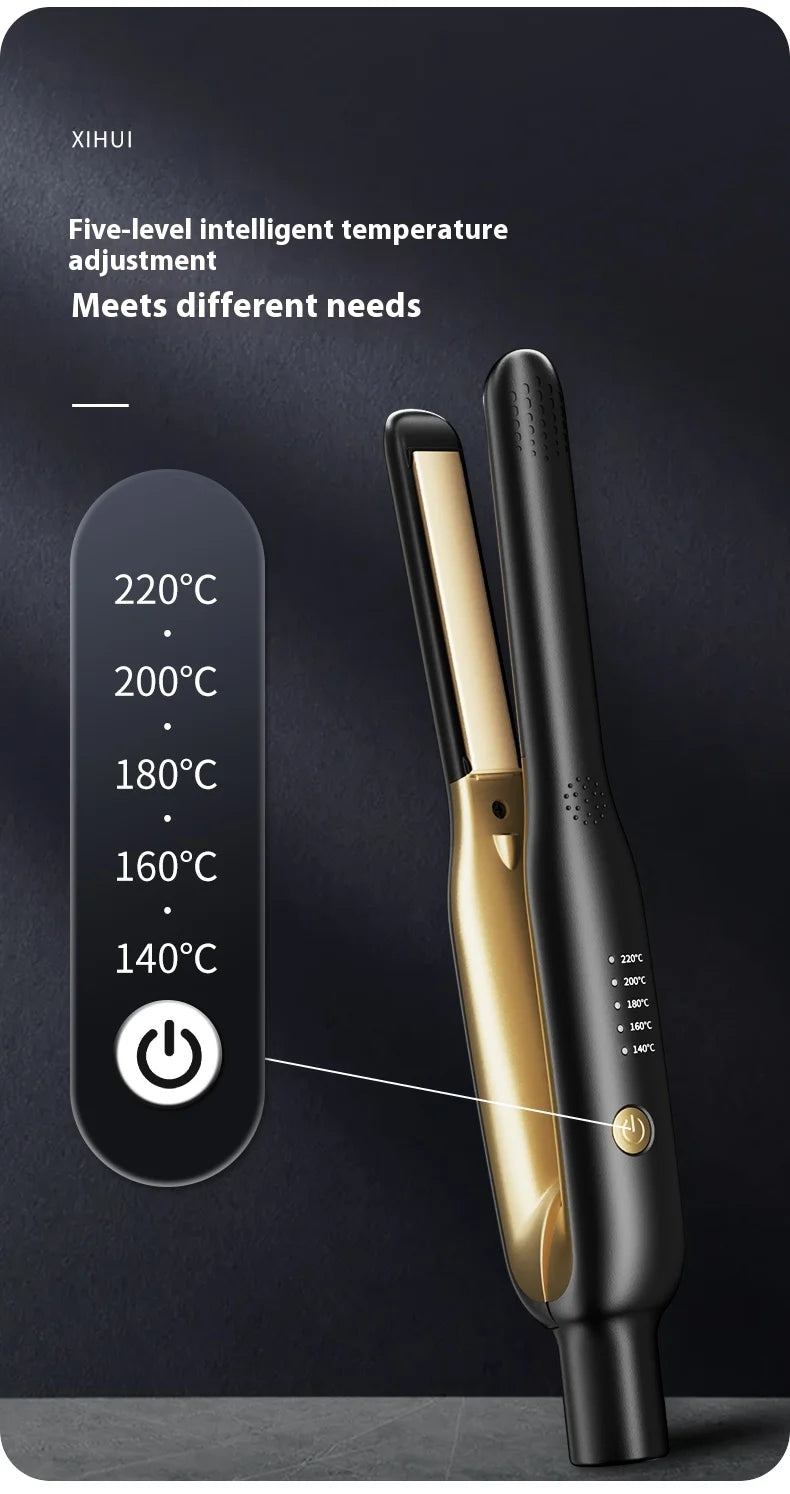 2-in-1 Mini Ceramic Hair Straightener & Curler