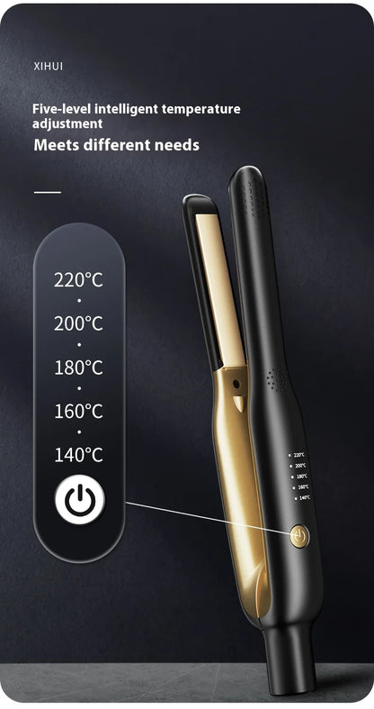 2-in-1 Mini Ceramic Hair Straightener & Curler