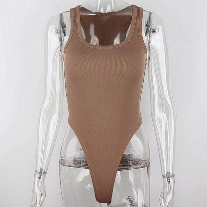 Women's Sleeveless Scoop-Neck Bodysuit