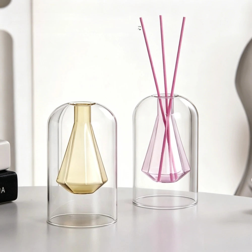 Elegant Glass Reed Diffuser Bottle - Modern Home Decor