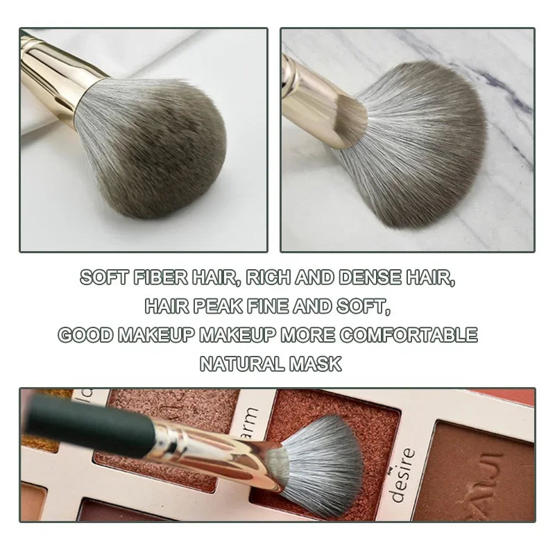 14 Piece Makeup Brush Set with Storage Pouch