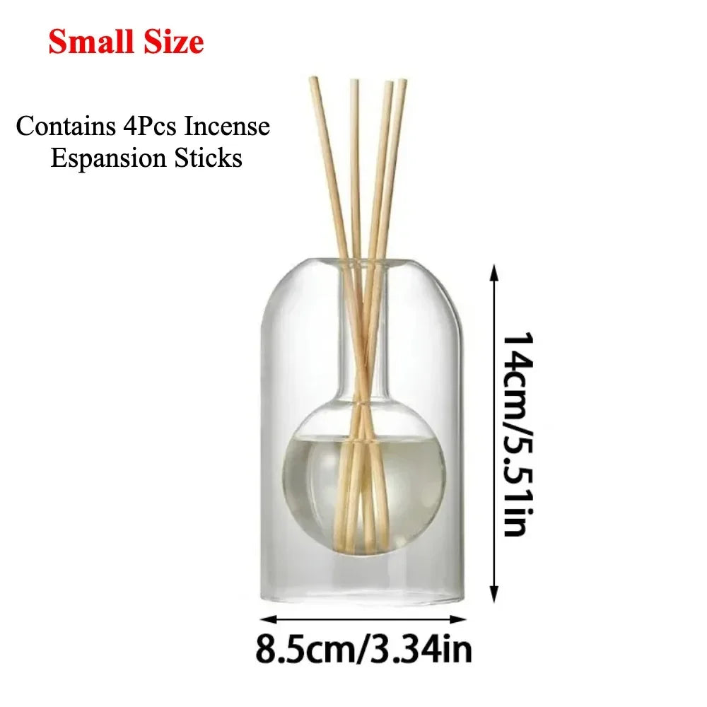Elegant Glass Reed Diffuser Bottle - Modern Home Decor