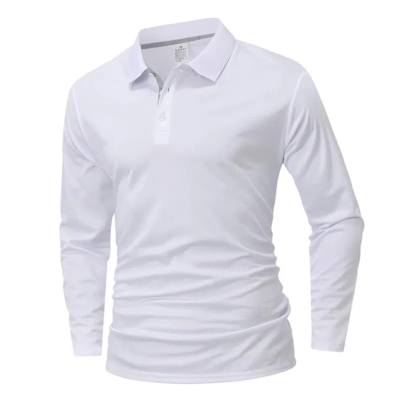 Men's Long Sleeve Polo Shirt