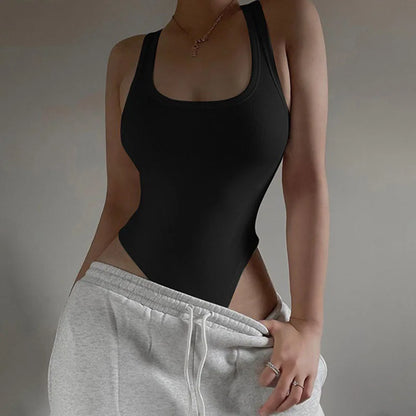 Women's Sleeveless Scoop-Neck Bodysuit