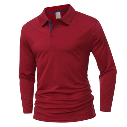 Men's Long Sleeve Polo Shirt