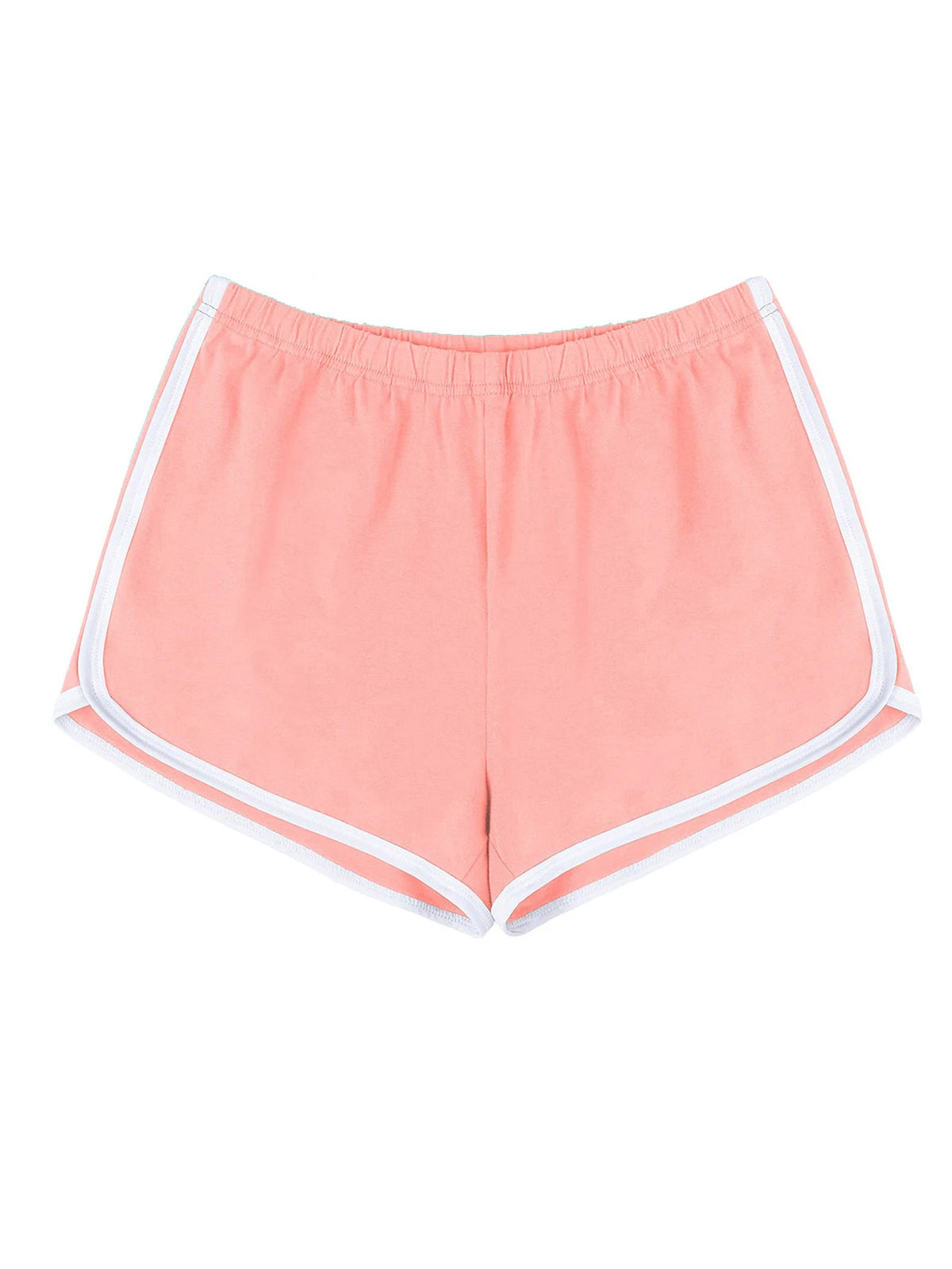 Women's  Athletic Shorts With Contrast Trim