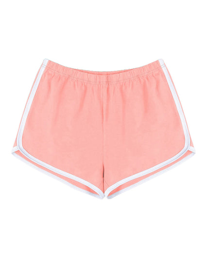 Women's  Athletic Shorts With Contrast Trim