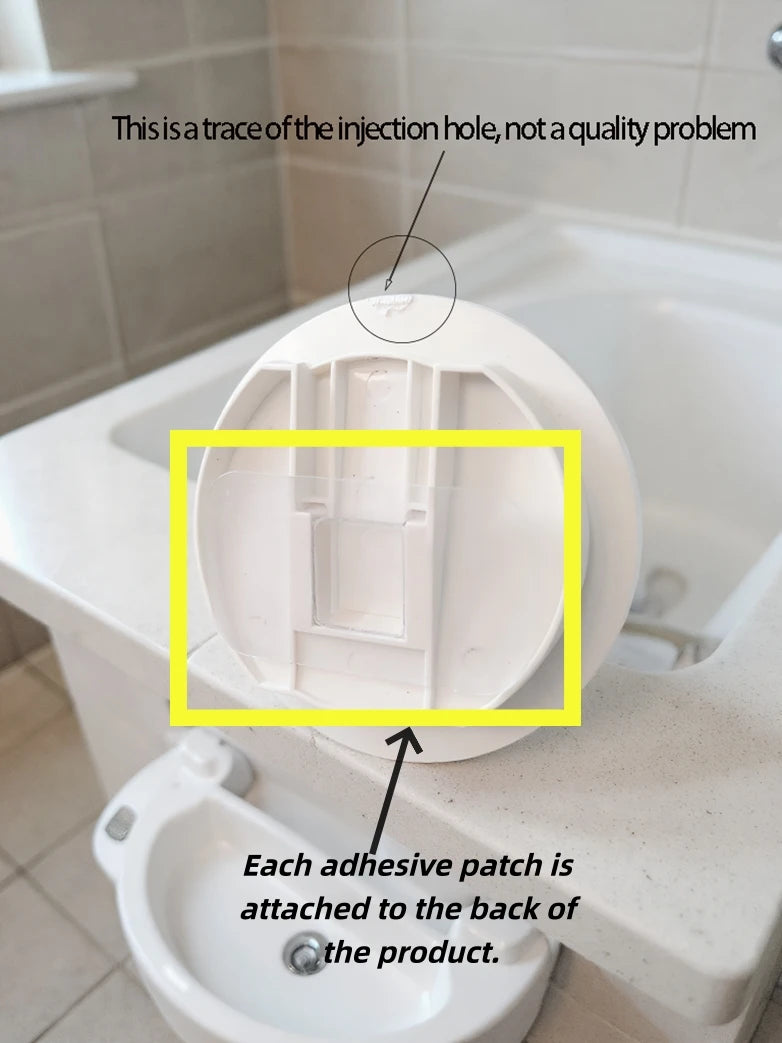 Self-Adhesive Wall-Mounted Hair Dryer Holder
