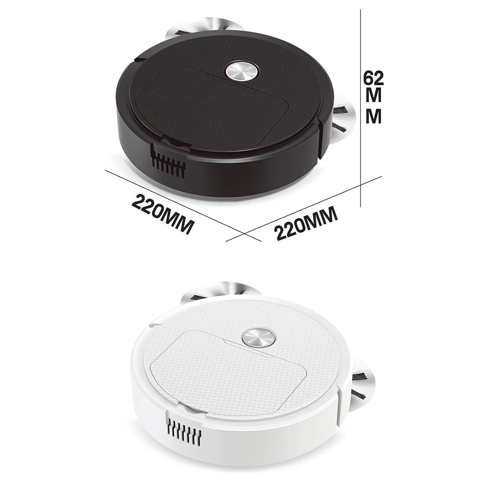 3-in-1 Mini Robot Vacuum Cleaner