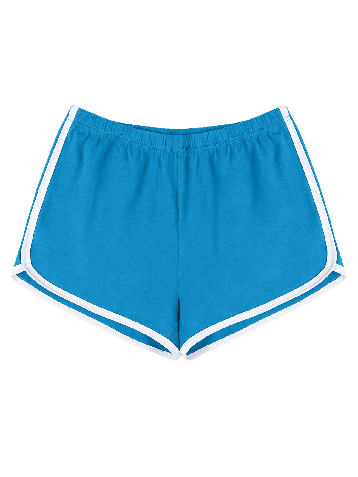 Women's  Athletic Shorts With Contrast Trim