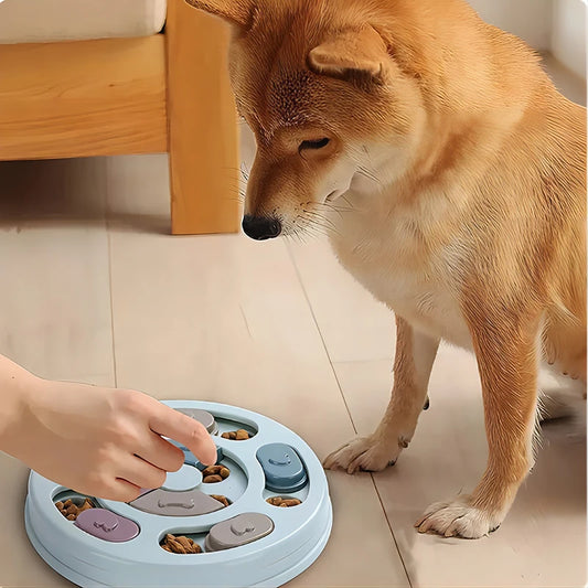 Interactive Dog Puzzle Feeder & Slow Food Dispenser