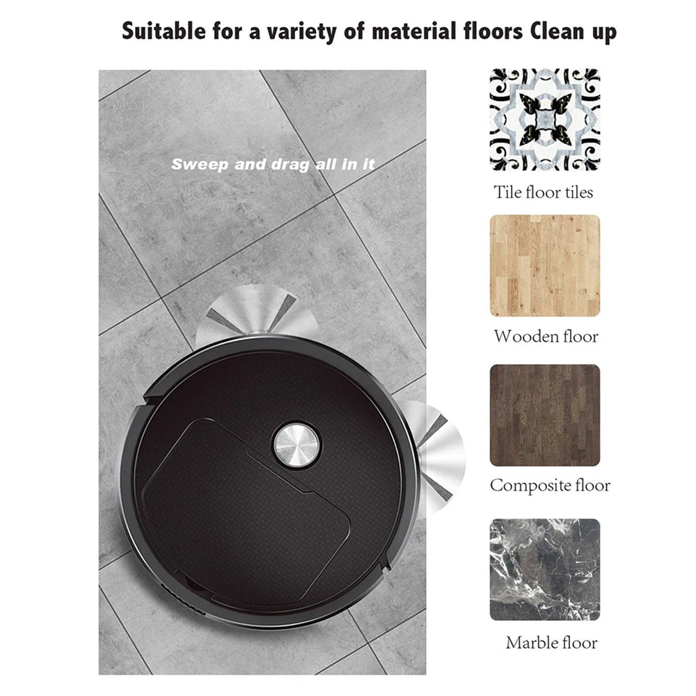 3-in-1 Mini Robot Vacuum Cleaner