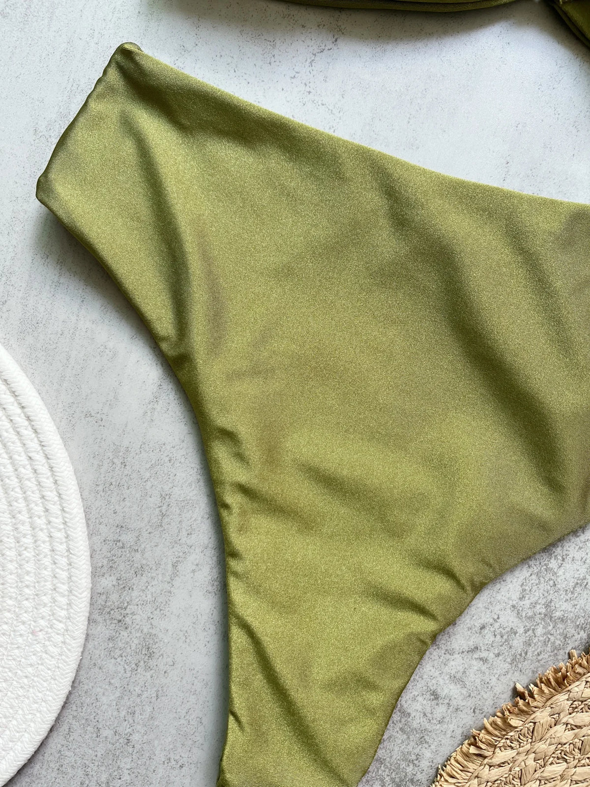 Ruched Bikini Set - Two-Piece Swinmsuit