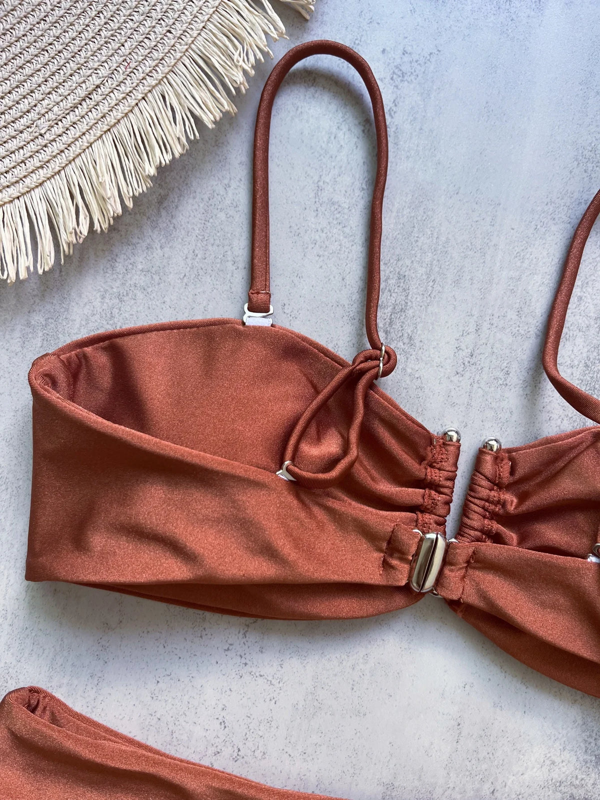Ruched Bikini Set - Two-Piece Swinmsuit