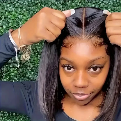 Sleek Straight Bob Lace Front Wig