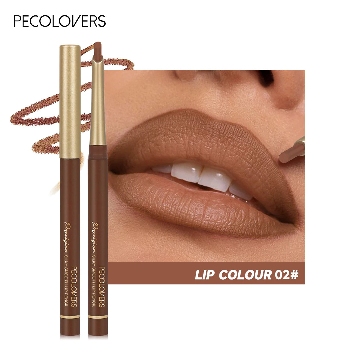 Matte Lip Liner Pencil Nude & Brown Shades